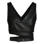 Leather Crop Top