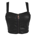 Leather Crop Top